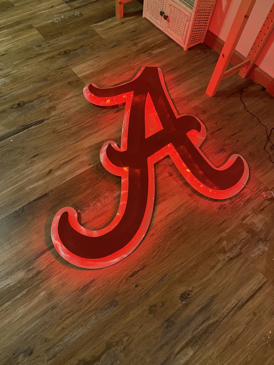Ultimate Light Up Alabama A being tested before shipment